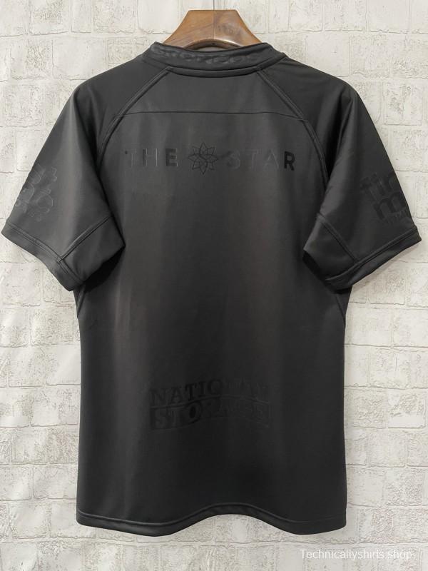 25/26 Brisbane Broncos All Black with Tonal Design Jersey