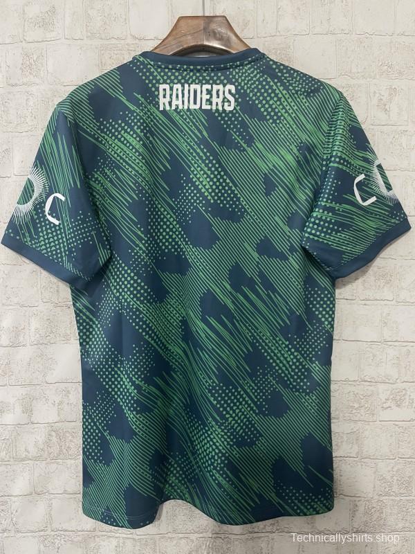 25/26 Canberra Raiders Navy with Green Digital Pattern Jersey