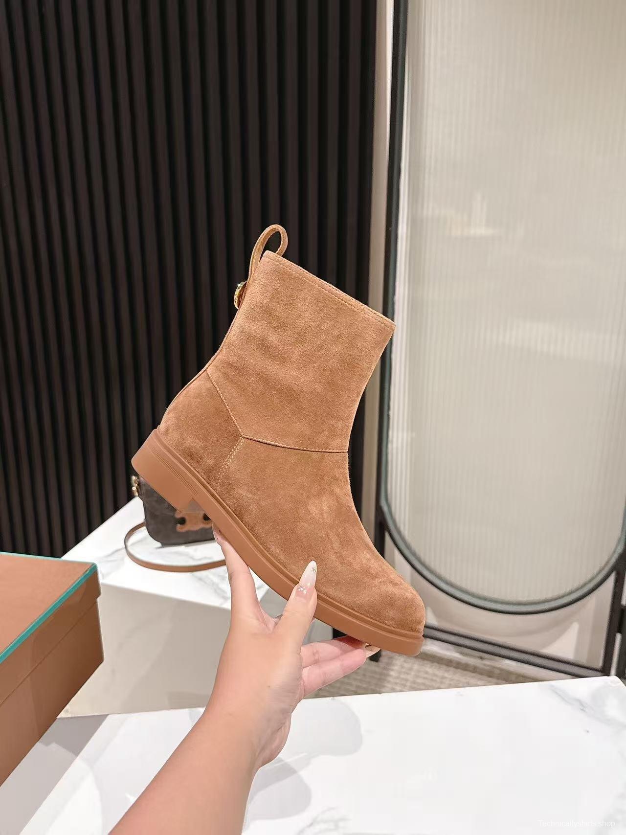 Loro Piana Fall/Winter 2025 Classic Old Money Style Ankle Boots - LY00370/LY00410