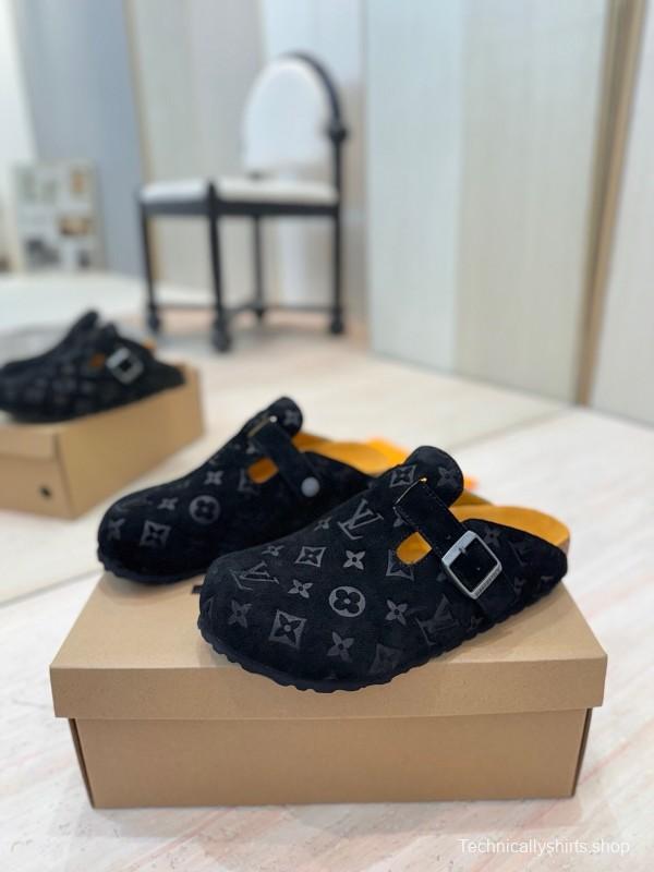 Louis Vuitton Louis Vuitton × BIRKENSTOCK Boston Soft Sole Mule Slippers - KFY00300