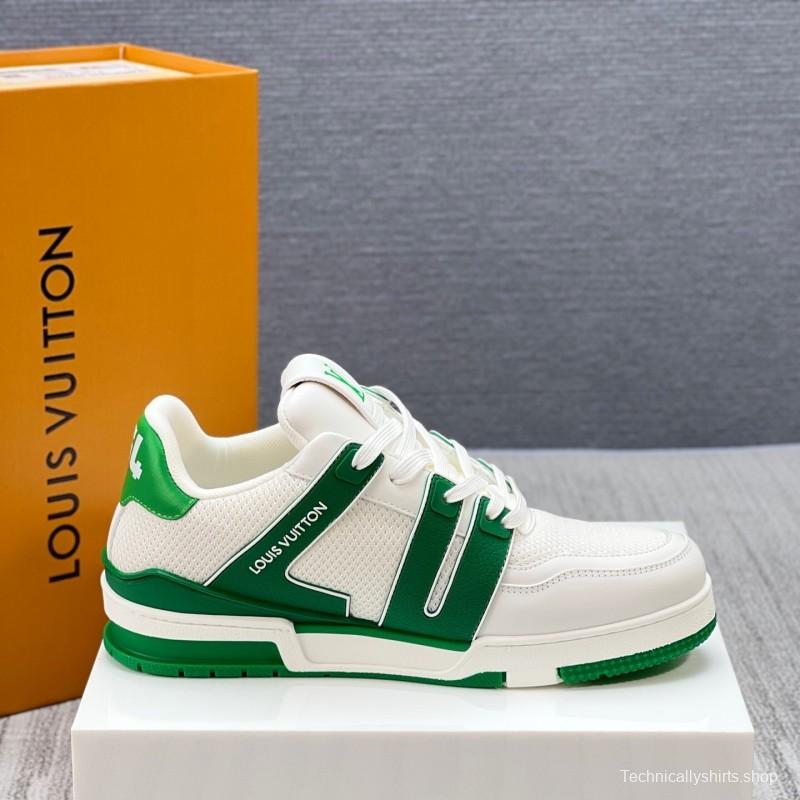 Louis Vuitton Trainer Sneaker Low 2025 SS New Colorway Unisex Casual Basketball Shoes - LY00400