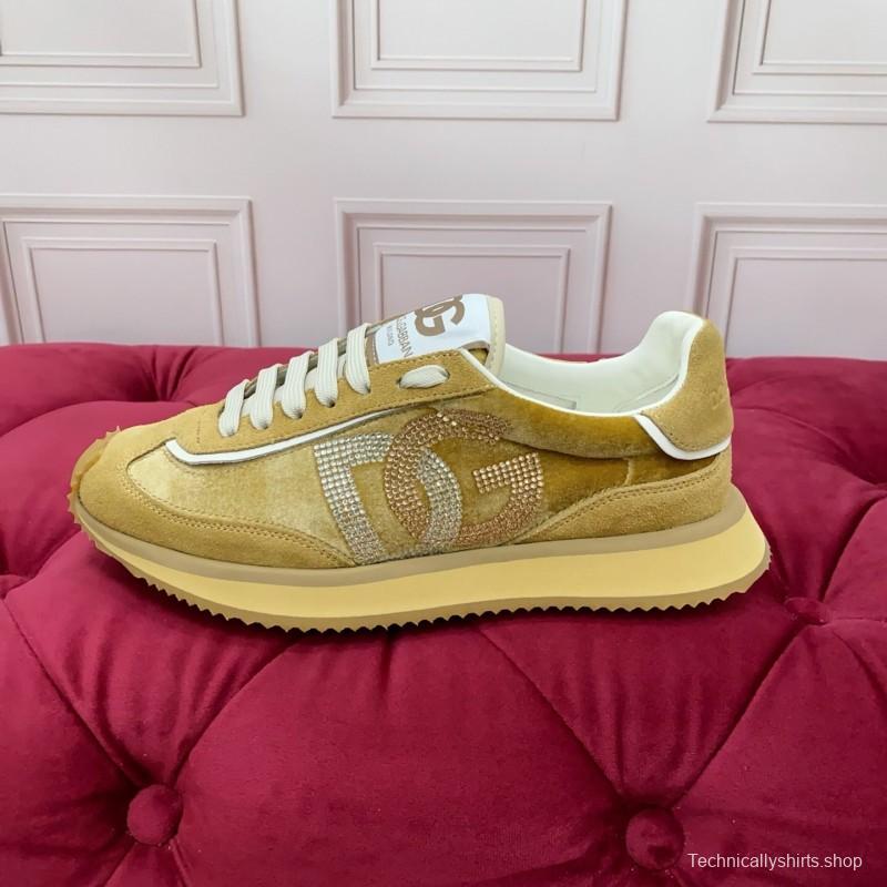 Dolce & Gabbana 2025 SS New Collection Luxury Embroidered Logo Sneakers - AS00300