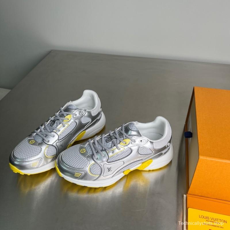 L v Olympia Round Toe Lace-Up Low Top Casual Lifestyle Shoes - YC