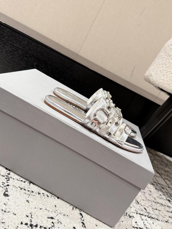 Balenciaga Cagole Metal Studs Sandals Series - KFY00260