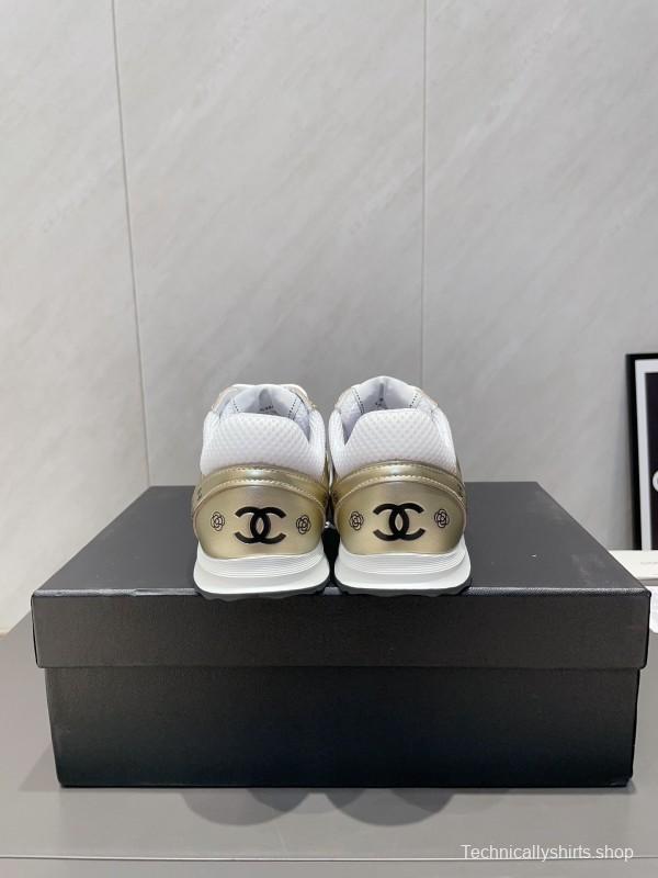 Chanel Silver Horn King II Casual Series Sneakers - KFY00330