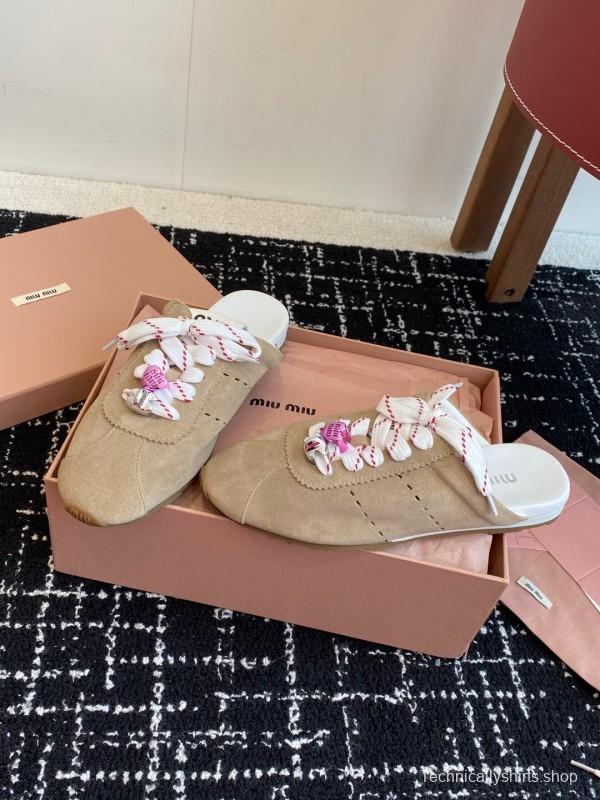 MiuMiu 2025 SS Slip-On Trainer Casual Shoe - KFY00295