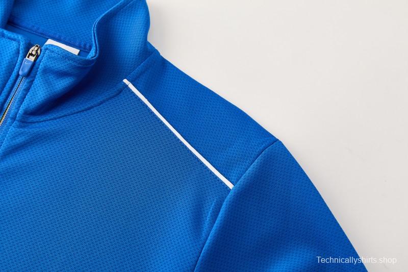 2026 NIKE Blue Full Zipper Jacket + Long Pants