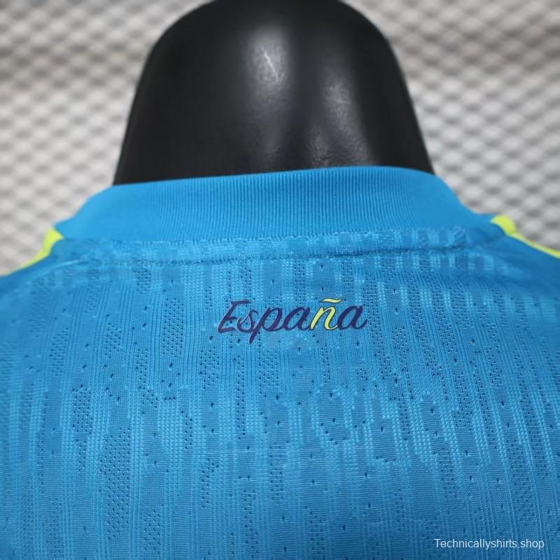 2026 Player Version Spain Away Blue Jersey