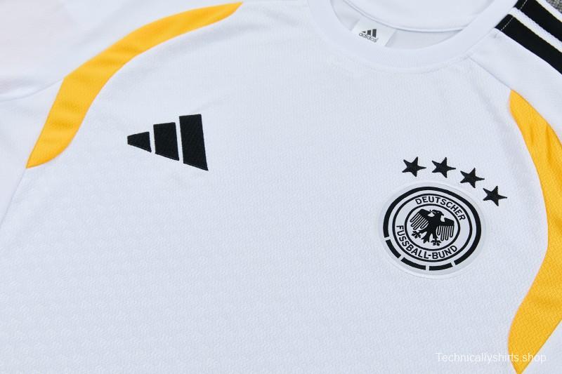 26/27  Germany White Short Sleeve+Soccer Shorts