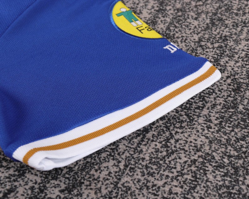Retro Kids 1996 Italy Home Blue Jersey