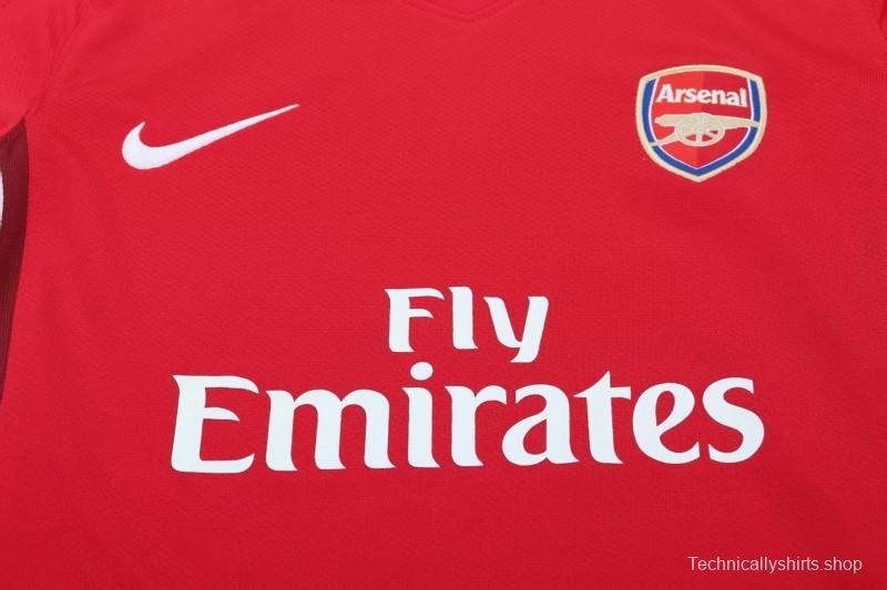 Retro 08/10 Kids  Arsenal Red Home Jersey