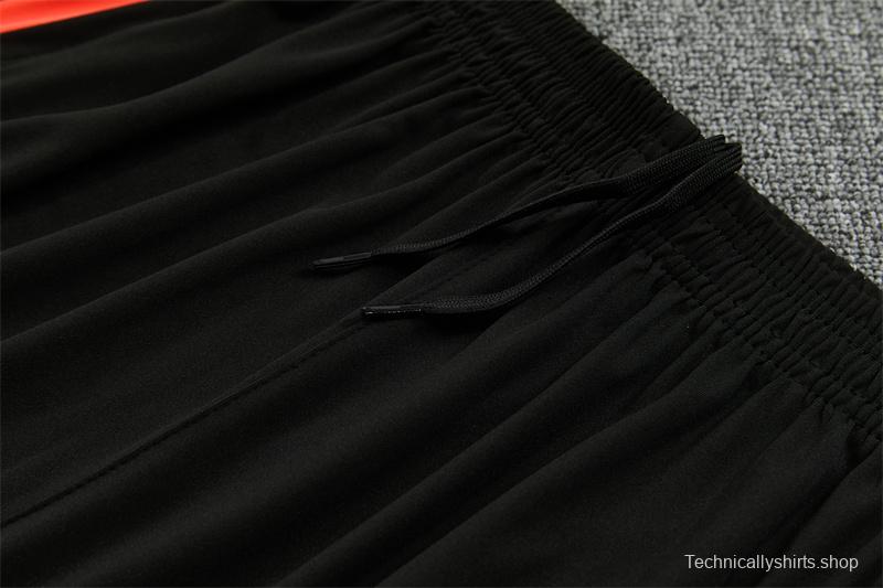 Player Version 26/27 Paris Black Half Zipper Jacket+Long Pants