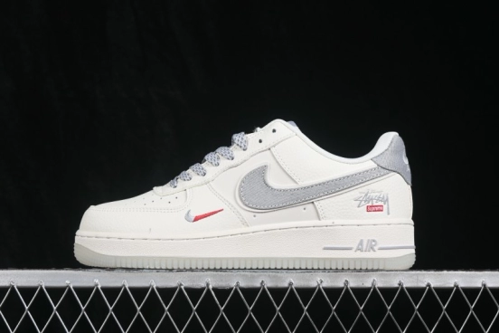 Nike Air Force 1 '07 Low Collaboration Skateboarding Shoes with Full-Length Air Cushion - DN9688-106