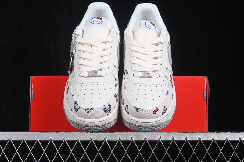 Nike Air Force 1 '07 Low Hello Kitty Casual Sneakers with Full-Length Air Cushion - NH0601-608