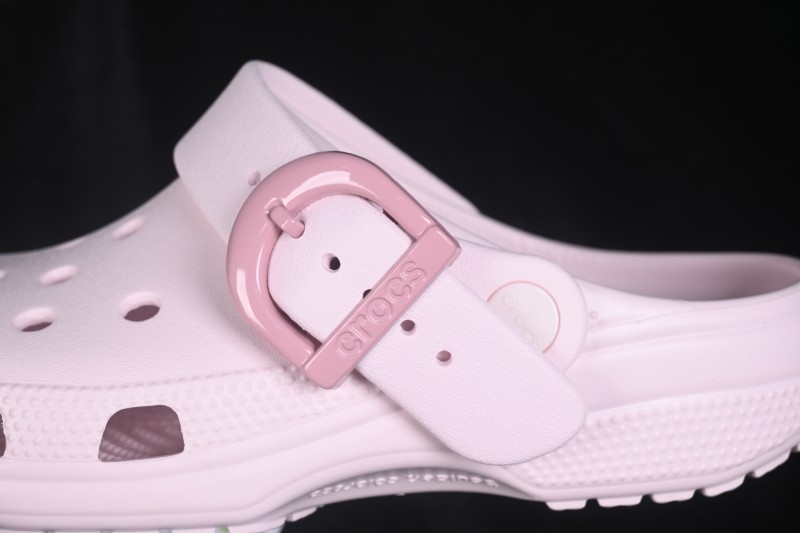 Crocs Enamel Buckle Clog Ballet-Inspired Comfortable Slip-On Shoes - 209184
