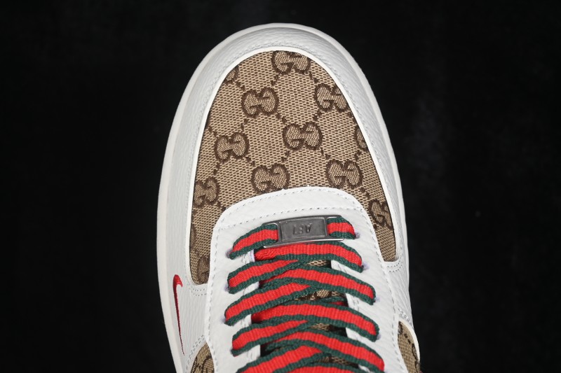 Nike Air Force 1 '07 Low x Collaboration Retro Basketball Sneakers with Full-Length Air Cushion - NH0601-600