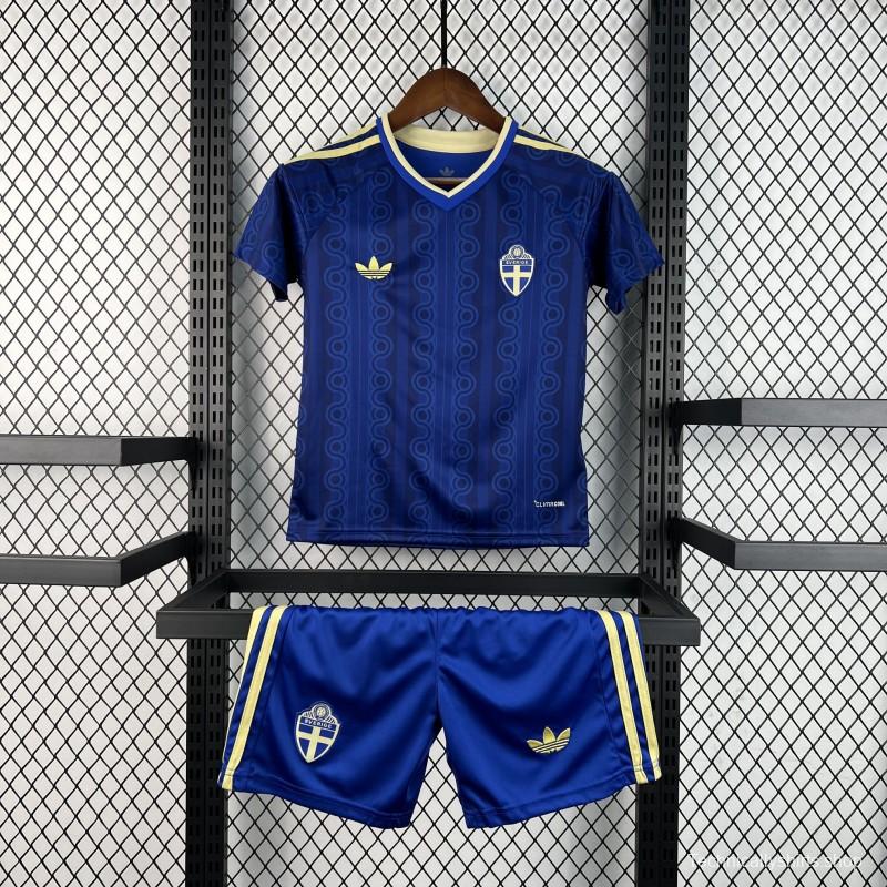 2026 Kids Sweden World Cup Away Kit