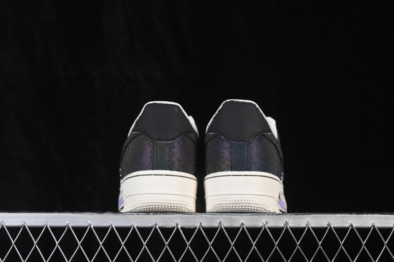 Nike Air Force 1 '07 Low Stained Glass Shard Hand-Painted Iridescent Cracked Mirror Low-Top Casual Sneakers - DY2023-203