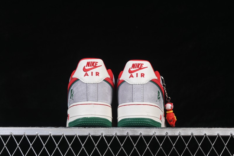 Nike Air Force 1 '07 Low Year of the Horse Edition Casual Sneakers with Frosted Silver Accents - NH0601-520