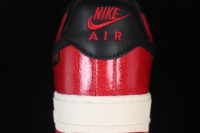 Nike Air Force 1 '07 Low Limited Edition Red Black Two-Tone Casual Skateboarding Shoes - KD1688-007