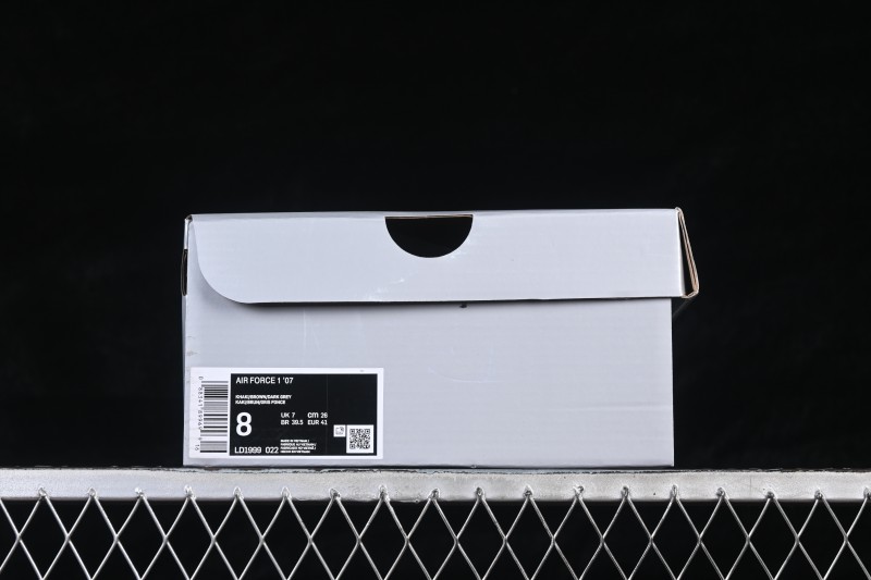Nike Air Force 1 '07 Low LV Collab Classic Black and Sail Casual Sneakers - LD1999-022