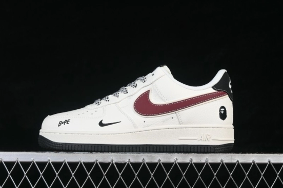 Nike Air Force 1 '07 Low Graffiti Monkey Print Casual Sneakers - MM3399-812