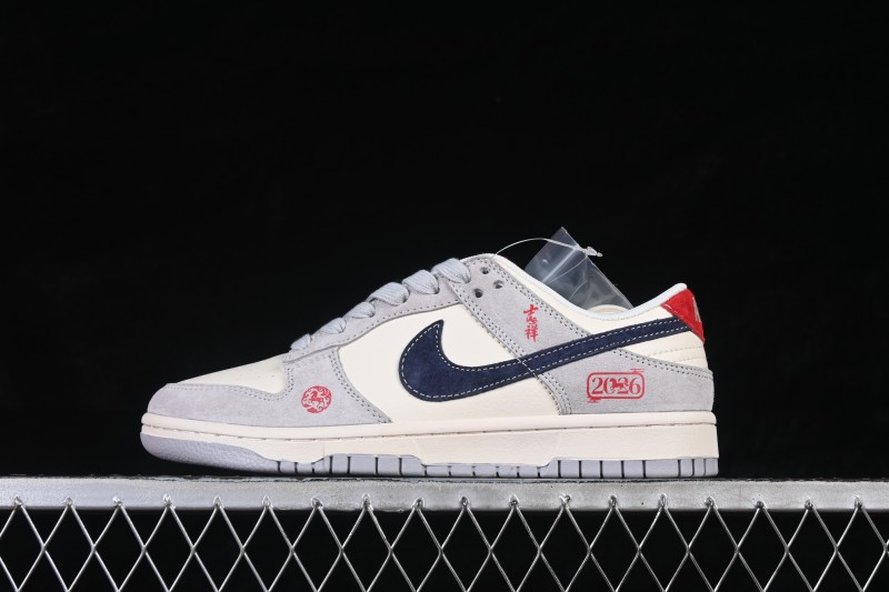 Nike SB Dunk Low Year of the Horse Limited Edition Pigskin Leather Low-Top Skateboarding Shoes - FC1688-255