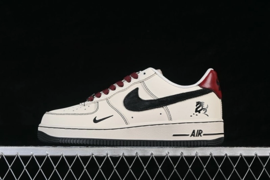 Nike Air Force 1 '07 Low Year of the Horse Limited Edition Porcelain Ink Canvas Sneakers - IB4607-171