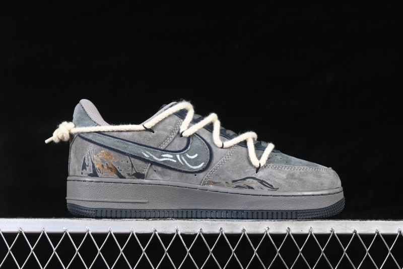 Nike Air Force 1 '07 Low Dragon & Horse Spirit Hand-Painted Chinese New Year Limited Edition Skateboarding Shoes - CD1221-680