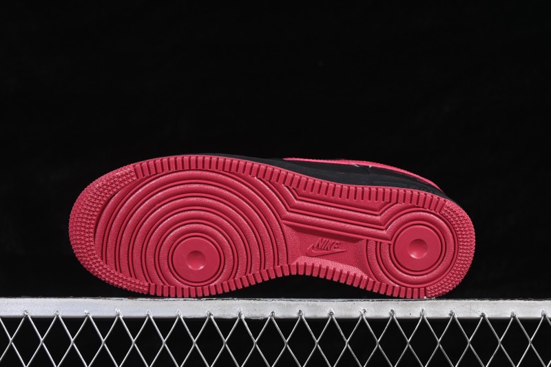 Nike Air Force 1 '07 Low Chinese New Year Edition Black and Rose Gold Basketball Sneakers - FV3694-102
