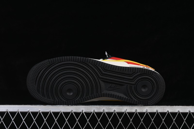 Nike Air Force 1'07 Low Collaborative Casual Skateboarding Shoes with All-New Leather Upper and Full-Length Air Cushion - XD0028-002