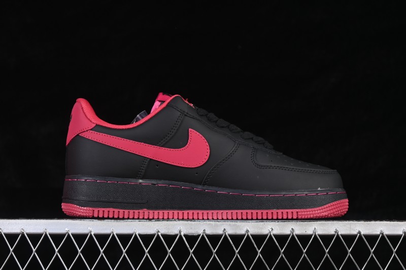 Nike Air Force 1 '07 Low Chinese New Year Edition Black and Rose Gold Basketball Sneakers - FV3694-102