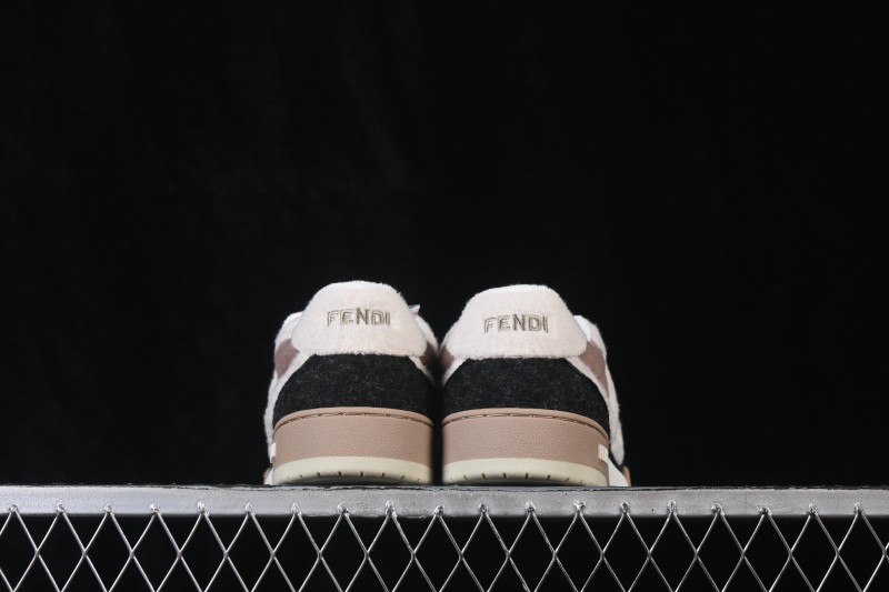 Fendi Match Round Toe Thick Sole Low Top Casual Sneakers - AHH2F1FHS
