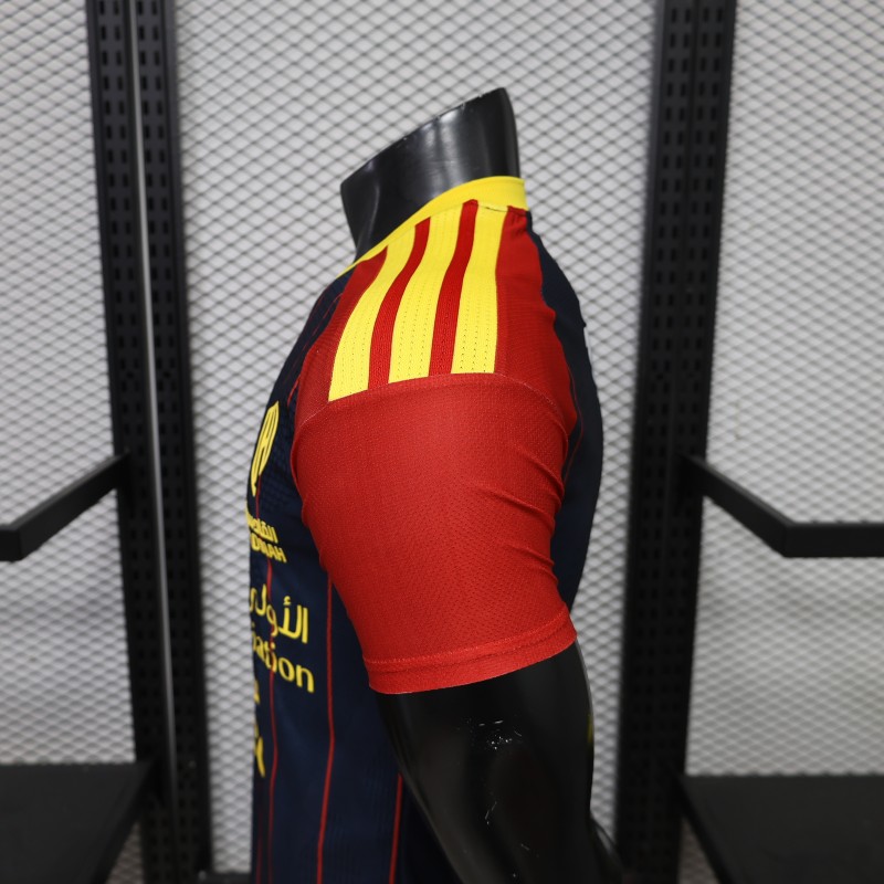 Player Version 26/27  Al-Qadsiah Third Navy Red Jersey