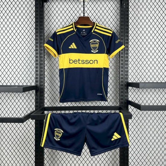 2025/26 Kids Boca Juniors Home Kit