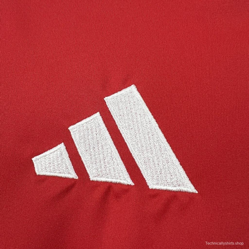 2025/26 Mens Sevilla FC Red Travel Polo Jersey