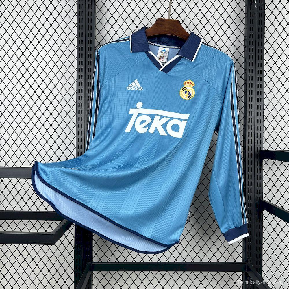 1999/00 Retro Real Madrid Third Long Sleeve Jersey