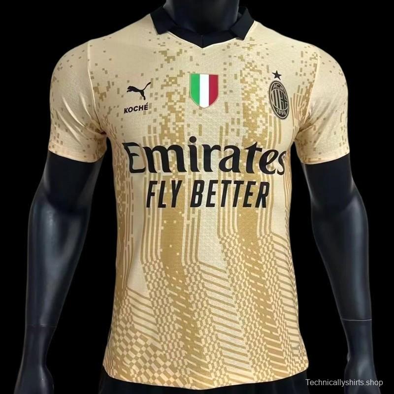 Player Version 22/23 AC MILAN Goalkeeper X KOCHÉ 4TH Golden Jersey