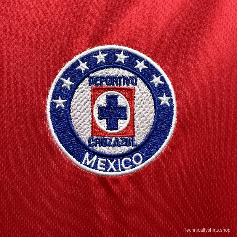 Retro 96/97 Cruz Azul Third Red Jersey