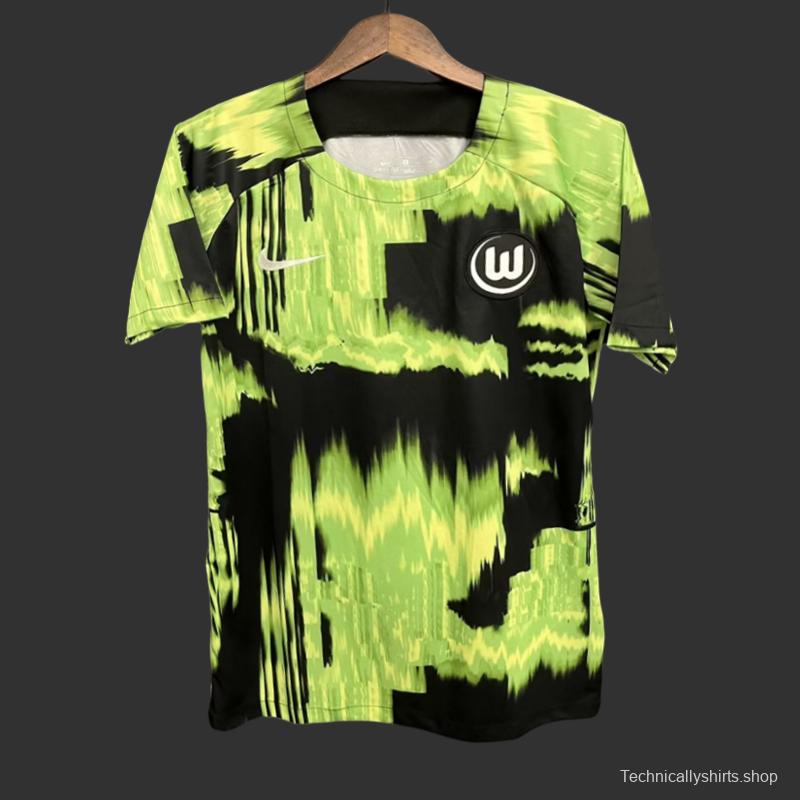 23/24 VFL Wolfsburg Green Black Training Jersey