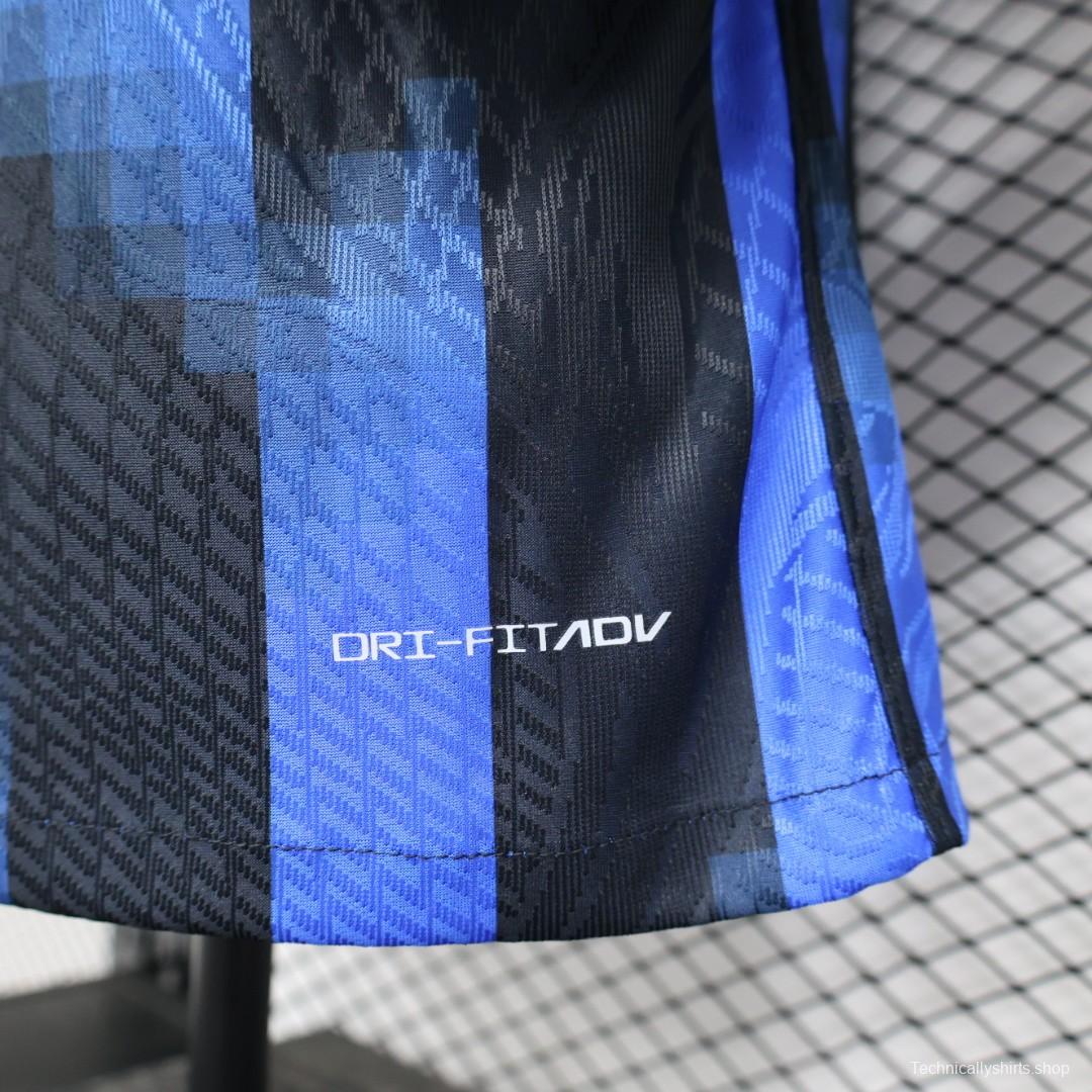 Player Version Retro 23/24 Inter Milan Home Jersey With Paramount Plus Sponsor