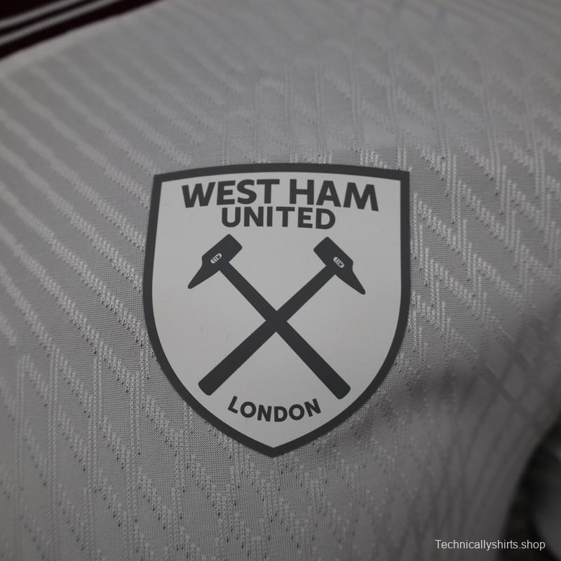 Player Version 23/24 West Ham United Away Jersey