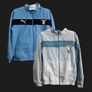 23/24 Lazio White/Blue Reversible Windbreaker