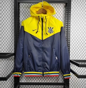 24/25 Corinthians  Navy/Yellow Windbreaker