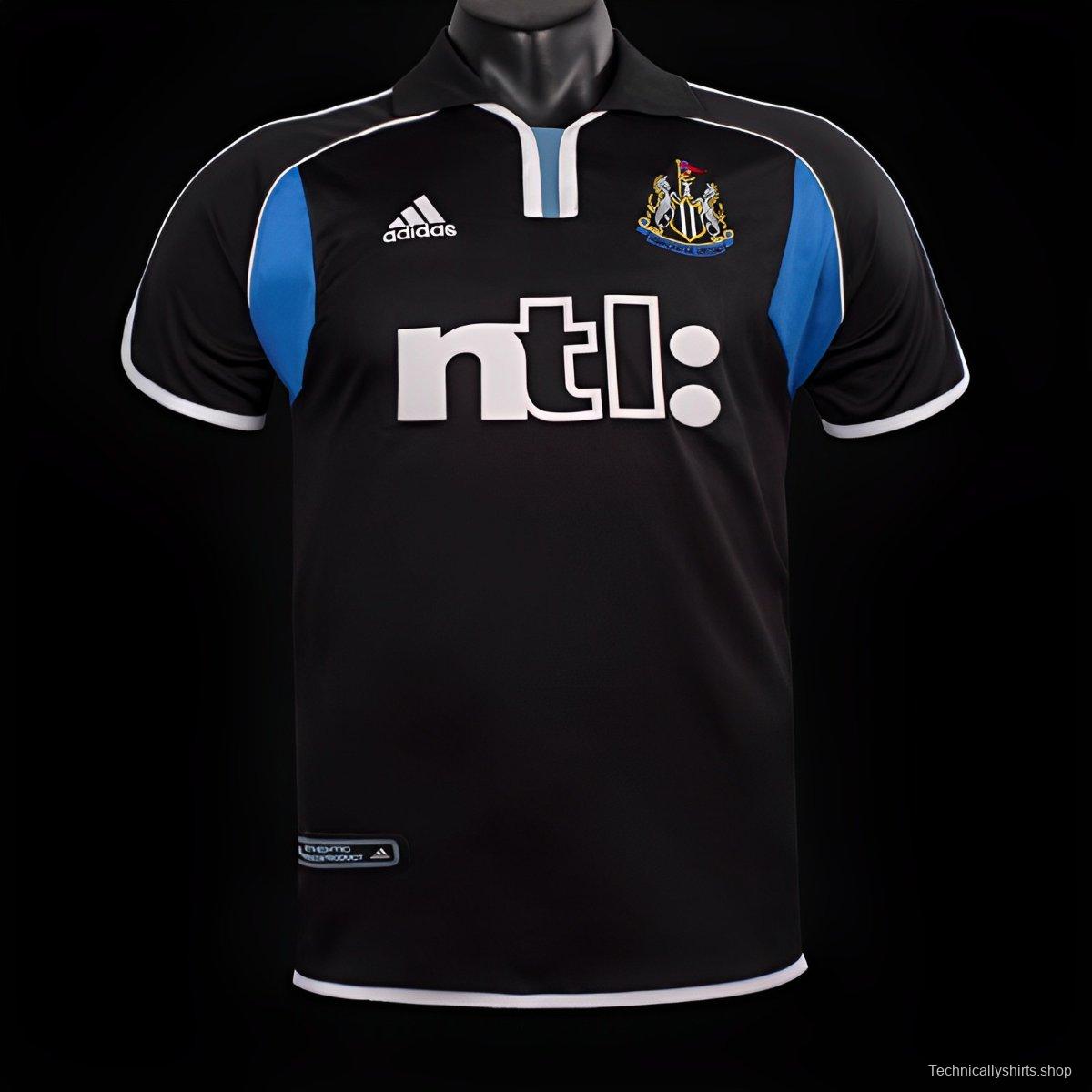 Retro 01/02 Newcastle United Away Black Jersey