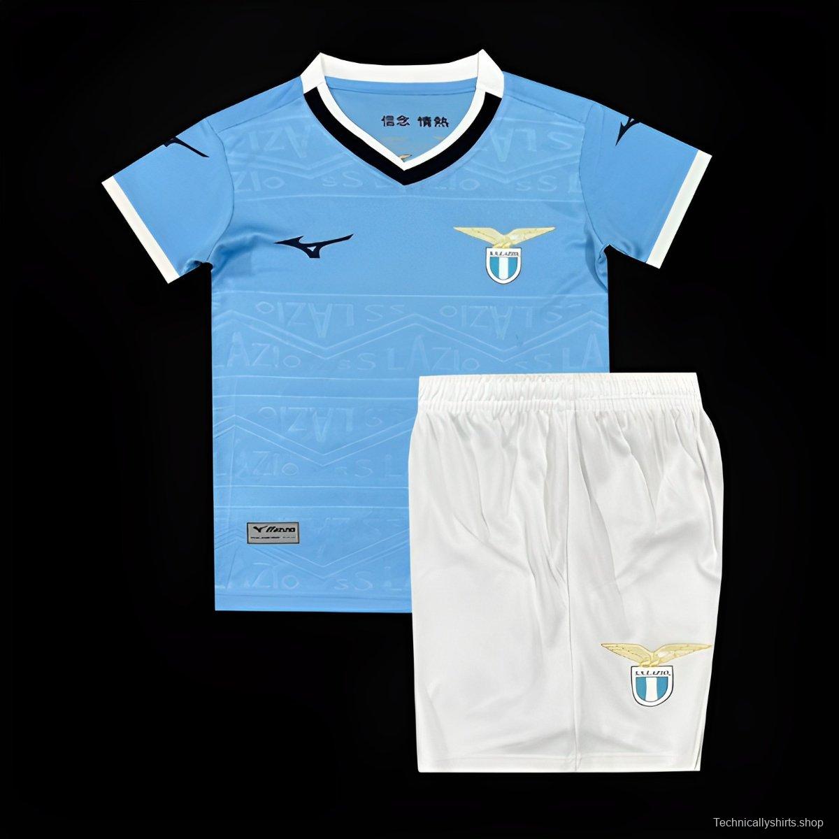 24/25 Kids SS Lazio Home Jersey