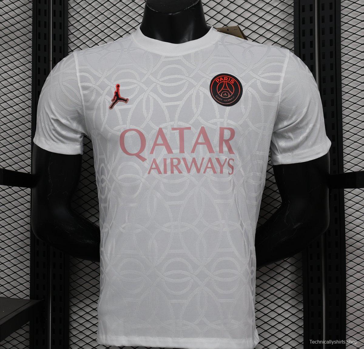 Player Version 24/25 PSG Academy Pro Pre-Match White Jersey