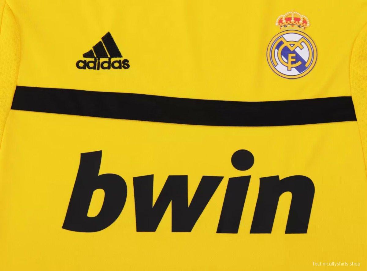 Retro Kids 11/12 Real Madrid Yellow Goalkeeper Jersey