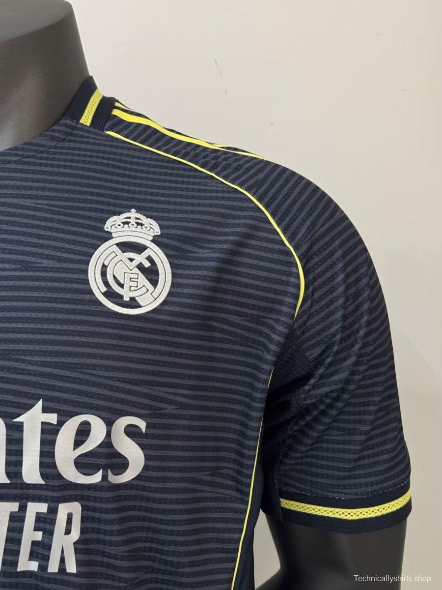 Player Version 25/26 Real Madrid Away Black Jersey