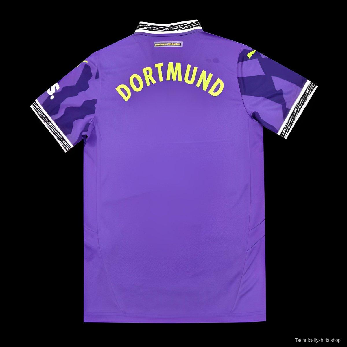 24/25 Borussia Dortmund Anniversary 4th Goalkeeper Purple Jersey